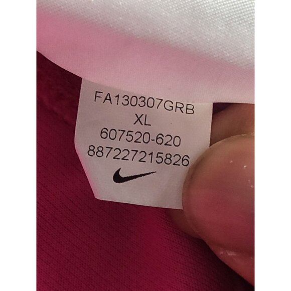 Nike Dri-Fit Polo Men Sz XL Pink BSN Sports Preppy Tennis Athleisure Sportswear‎ - Picture 9 of 9